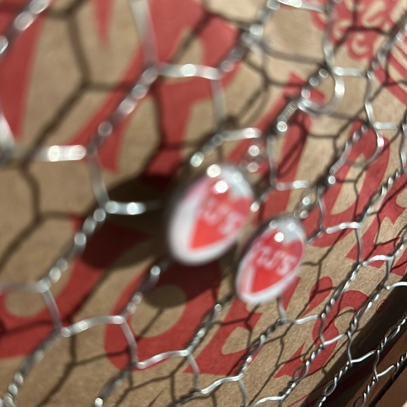 Trader Joe’s earrings 16mm heart TJ’s - Picture 3 of 3